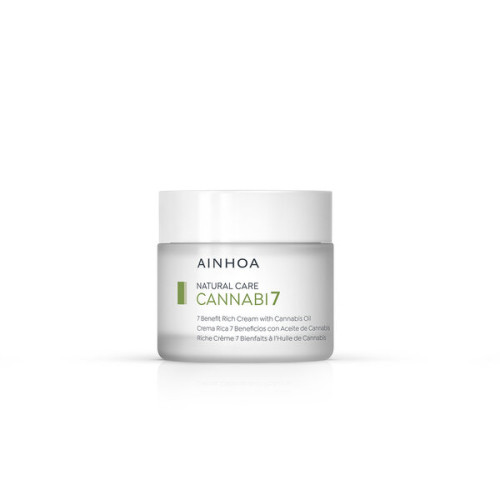 Ainhoa Cannabi7 7 Benefit Rich Cream with Cannabis Oil 50ml — Piel deshidratada Ainhoa Cannabi7 7 Benefit Rich Cream with Cannabis Oil 50ml — Piel deshidratada