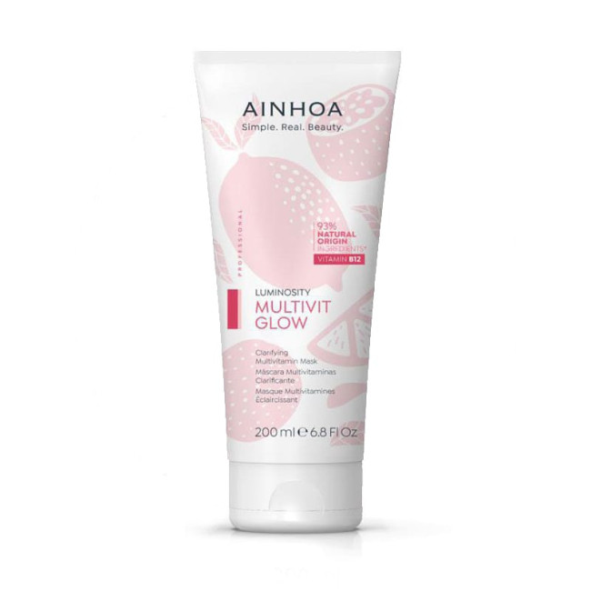 Ainhoa MULTIVIT Glow Clarifying Multivitamin Mask 200ml — Mascarillas Ainhoa MULTIVIT Glow Clarifying Multivitamin Mask 200ml — Mascarillas