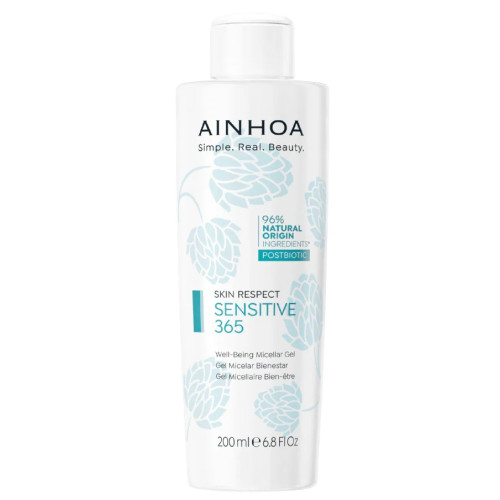 Ainhoa Skin Respect Sensitive 365 Well-Being Micellar Gel 200ml — Limpieza Ainhoa Skin Respect Sensitive 365 Well-Being Micellar Gel 200ml — Limpieza