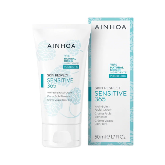 Ainhoa Skin Respect Sensitive 365 Well Being Facial Cream — Piel sensible Ainhoa Skin Respect Sensitive 365 Well Being Facial Cream — Piel sensible