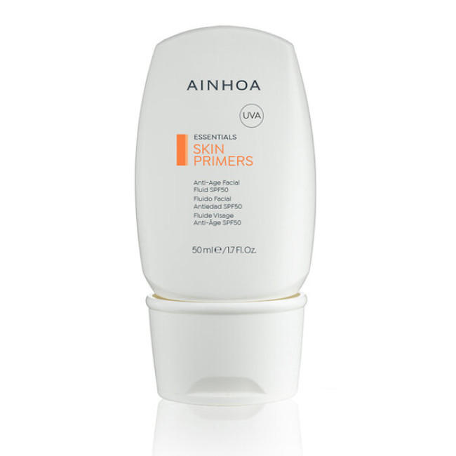 Ainhoa Skin Primers Anti-Age Facial Fluid SPF50 (50ml) — Cuidado facial para hombre Ainhoa Skin Primers Anti-Age Facial Fluid SPF50 (50ml) — Cuidado facial para hombre