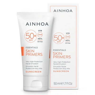 Ainhoa Skin Primers Sun Very High Protection Emulsion 50+ (50ml) — Rostro Ainhoa Skin Primers Sun Very High Protection Emulsion 50+ (50ml) — Rostro