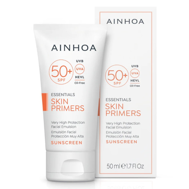Ainhoa Skin Primers Sun Very High Protection Emulsion 50+ (50ml) — Rostro Ainhoa Skin Primers Sun Very High Protection Emulsion 50+ (50ml) — Rostro
