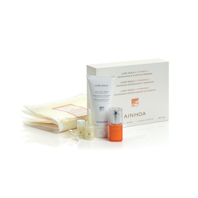 Ainhoa Luxe Gold and Vitamin C Treatment Kit — Vitamina C Ainhoa Luxe Gold and Vitamin C Treatment Kit — Vitamina C
