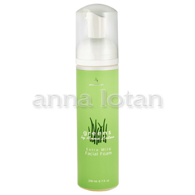 Anna Lotan Greens Extra Mild Facial Foam 200ml — Limpieza Anna Lotan Greens Extra Mild Facial Foam 200ml — Limpieza