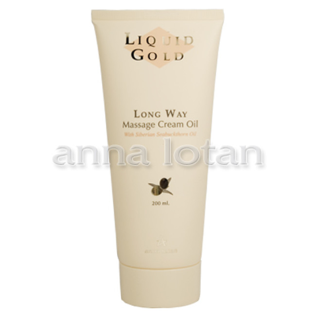 Anna Lotan Liquid Gold Golden Massage Cream Oil 200ml — Masaje Anna Lotan Liquid Gold Golden Massage Cream Oil 200ml — Masaje