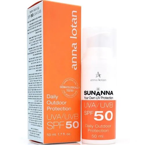 Anna Lotan SunAnna Daily Outdoor Protection UVA/AVB SPF50 (50ml) — Rostro Anna Lotan SunAnna Daily Outdoor Protection UVA/AVB SPF50 (50ml) — Rostro