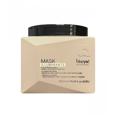 Bheyse Illuminating Hair Mask with Argan Oil and Honey for Colored and Treated Hair 500ml — Mascarillas Bheyse Illuminating Hair Mask with Argan Oil and Honey for Colored and Treated Hair 500ml — Mascarillas