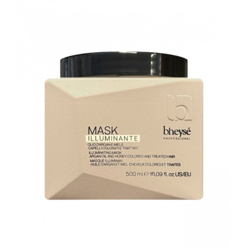 Bheyse Illuminating Hair Mask with Argan Oil and Honey for Colored and Treated Hair 500ml — Mascarillas Bheyse Illuminating Hair Mask with Argan Oil and Honey for Colored and Treated Hair 500ml — Mascarillas