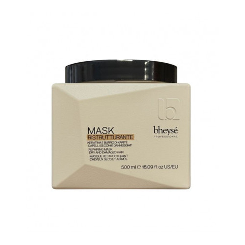 Bheyse Restructuring Repairing Hair Mask with Keratin and Shea Butter for Dry and Damaged Hair 500ml — Mascarillas Bheyse Restructuring Repairing Hair Mask with Keratin and Shea Butter for Dry and Damaged Hair 500ml — Mascarillas