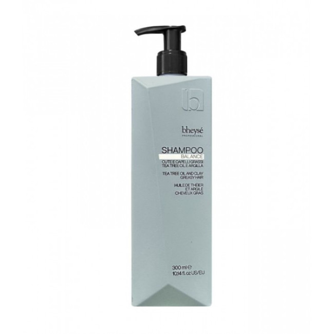 Bheyse Balance Shampoo with Tea Tree Oil and Clay for Greasy Hair 300ml — Champú Bheyse Balance Shampoo with Tea Tree Oil and Clay for Greasy Hair 300ml — Champú