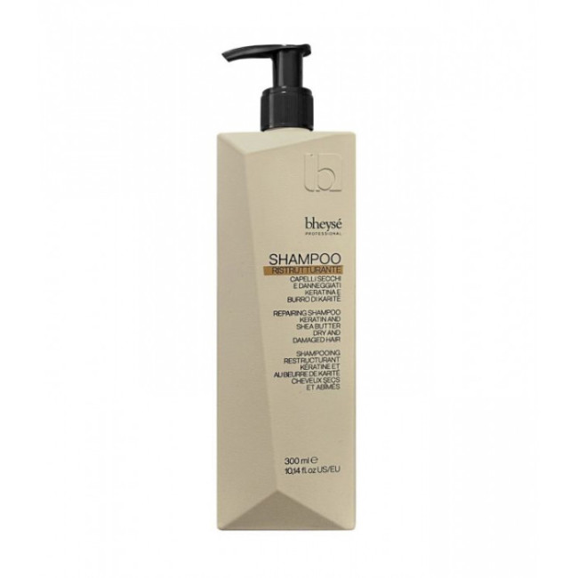 Bheyse Restructuring Repairing Shampoo with Keratin and Shea Butter for Dry and Damaged Hair 300ml — Champú Bheyse Restructuring Repairing Shampoo with Keratin and Shea Butter for Dry and Damaged Hair 300ml — Champú