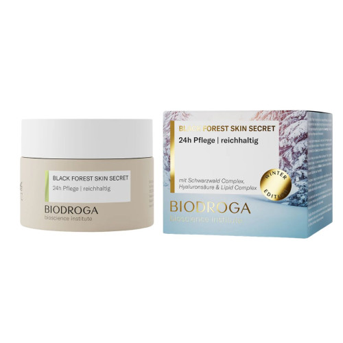 Biodroga Bioscience BLACK FOREST SKIN SECRET Winter Edition 24h Rich Care 50ml — Cremas de día Biodroga Bioscience BLACK FOREST SKIN SECRET Winter Edition 24h Rich Care 50ml — Cremas de día