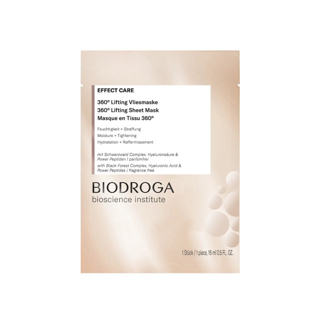 Biodroga Bioscience Effect Care 360° Lifting Sheet Mask 16ml — Mascarillas Biodroga Bioscience Effect Care 360° Lifting Sheet Mask 16ml — Mascarillas