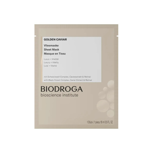 Biodroga Bioscience Golden Caviar Sheet Mask — Mascarillas Biodroga Bioscience Golden Caviar Sheet Mask — Mascarillas
