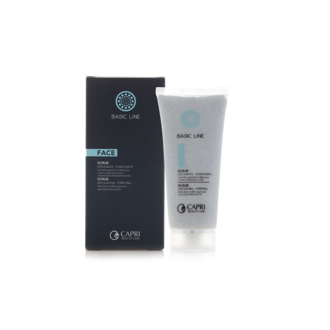 Capri Beauty Line Basic Line Exfoliating - Purifying Scrub with Apricot Microgranules And Sweet Almond Oil — Exfoliantes y peelings Capri Beauty Line Basic Line Exfoliating - Purifying Scrub with Apricot Microgranules And Sweet Almond Oil — Exfoliantes y peelings