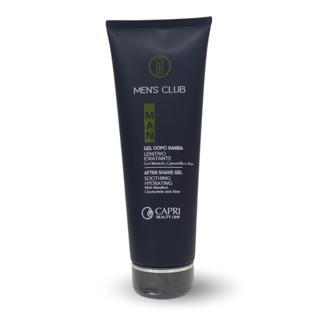 Capri Beauty Line Men's Club After Shave Soothing Hydrating Gel 250ml — Cuidado facial para hombre Capri Beauty Line Men's Club After Shave Soothing Hydrating Gel 250ml — Cuidado facial para hombre