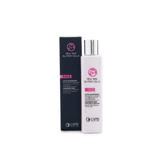 Capri Beauty Line New Skin Sy-Stem Cells Cleansing Revitalizing Illuminating Milk — Limpieza Capri Beauty Line New Skin Sy-Stem Cells Cleansing Revitalizing Illuminating Milk — Limpieza