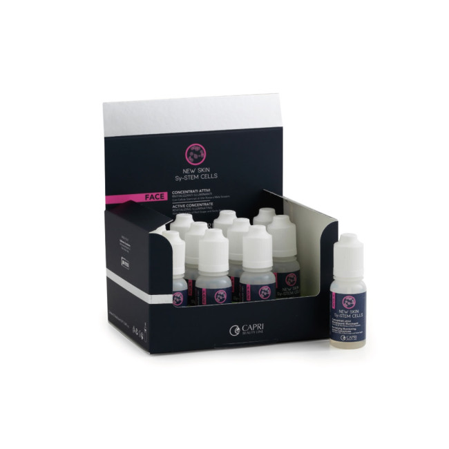 Capri Beauty Line New Skin Sy-Stem Cells Revitalizing Illuminating Action Active Concentrate 10ml — Sérum Capri Beauty Line New Skin Sy-Stem Cells Revitalizing Illuminating Action Active Concentrate 10ml — Sérum