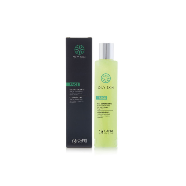 Capri Beauty Line Oily Skin Sebum Balancing Cleansing Gel — Limpieza Capri Beauty Line Oily Skin Sebum Balancing Cleansing Gel — Limpieza