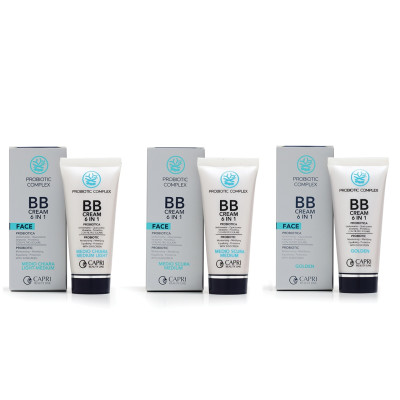 Capri Beauty Line Probiotic Complex Probiotic BB Cream 6 in 1 Golden (50ml) — Correctores Capri Beauty Line Probiotic Complex Probiotic BB Cream 6 in 1 Golden (50ml) — Correctores