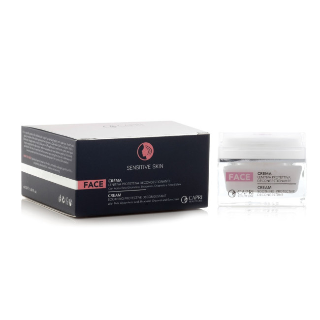 Capri Beauty Line Sensitive Skin Soothing Protective Decongestant Cream — Piel sensible Capri Beauty Line Sensitive Skin Soothing Protective Decongestant Cream — Piel sensible