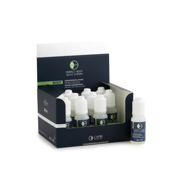 Capri Beauty Line Perfect Body Soya System Draining and Firming Action Active Concentrate 15ml — Tratamiento Capri Beauty Line Perfect Body Soya System Draining and Firming Action Active Concentrate 15ml — Tratamiento