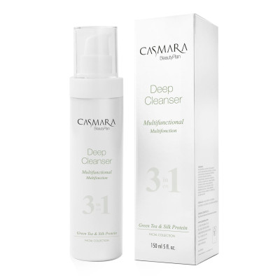 Casmara Deep Cleanser Multifunctional 3in1 Green Tea & Silk Protein — Limpieza Casmara Deep Cleanser Multifunctional 3in1 Green Tea & Silk Protein — Limpieza