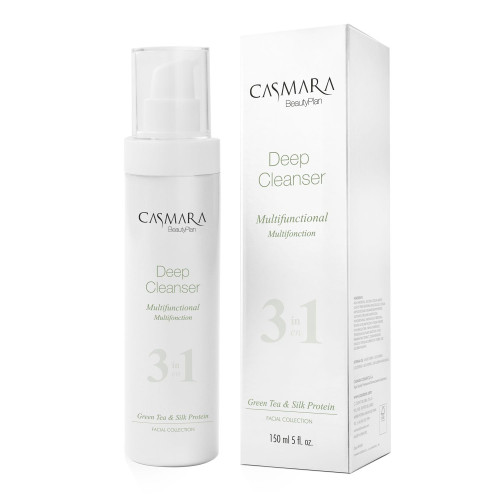 Casmara Deep Cleanser Multifunctional 3in1 Green Tea & Silk Protein — Limpieza Casmara Deep Cleanser Multifunctional 3in1 Green Tea & Silk Protein — Limpieza