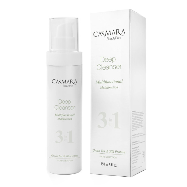 Casmara Deep Cleanser Multifunctional 3in1 Green Tea & Silk Protein — Limpieza Casmara Deep Cleanser Multifunctional 3in1 Green Tea & Silk Protein — Limpieza