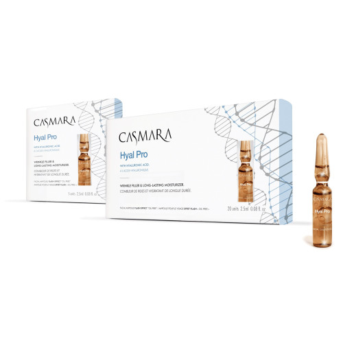 Casmara Hyal Pro Wrinkle Filler and Long-Lasting Moisturizer Ampoules — Ampollas Casmara Hyal Pro Wrinkle Filler and Long-Lasting Moisturizer Ampoules — Ampollas