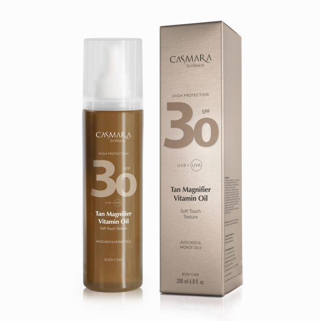 Casmara Sun Beauty Tan Magnifier Vitamin Oil SPF30 (200ml) — Cuerpo Casmara Sun Beauty Tan Magnifier Vitamin Oil SPF30 (200ml) — Cuerpo