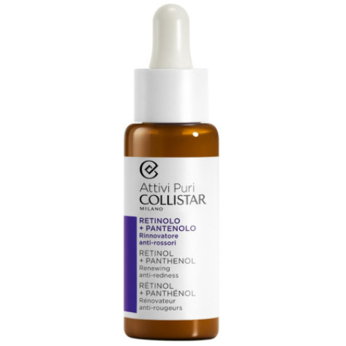 Collistar Attivi Puri Retinol + Panthenol Renewing Anti-Redness Drops 30ml — Sérum Collistar Attivi Puri Retinol + Panthenol Renewing Anti-Redness Drops 30ml — Sérum