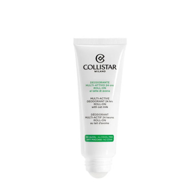 Collistar Multi Active Deodorant 24 Hours Roll-On with Oat Milk 75ml — Desodorantes Collistar Multi Active Deodorant 24 Hours Roll-On with Oat Milk 75ml — Desodorantes