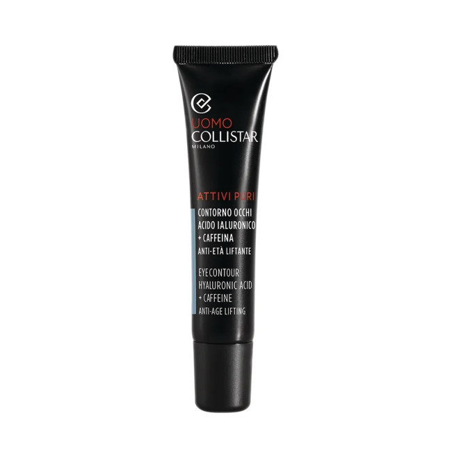 Collistar Uomo Attivi Puri Hyaluronic Acid + Caffeine Eye Contour 15ml — Cuidado de ojos y labios Collistar Uomo Attivi Puri Hyaluronic Acid + Caffeine Eye Contour 15ml — Cuidado de ojos y labios