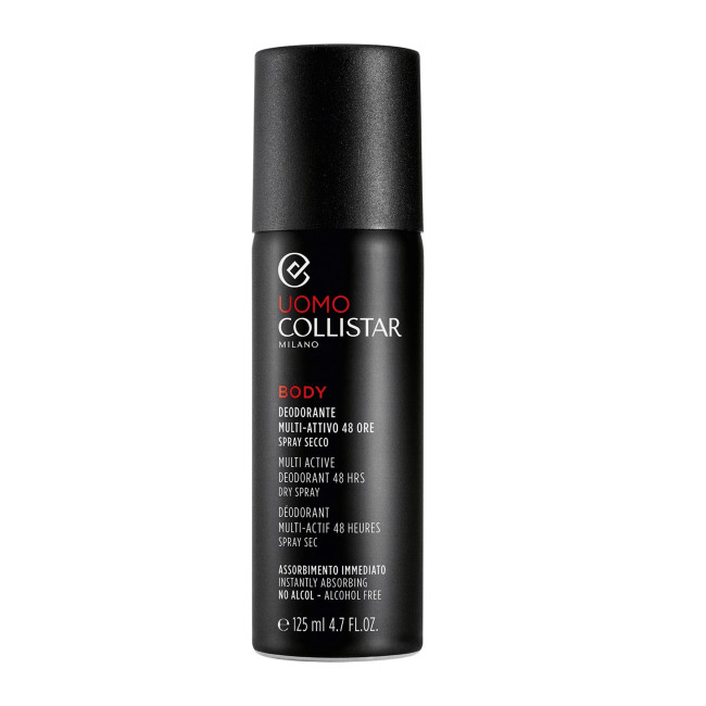 Collistar Uomo Body Multi Active Deodorant 48 Hours Dry Spray 125ml — Desodorantes Collistar Uomo Body Multi Active Deodorant 48 Hours Dry Spray 125ml — Desodorantes