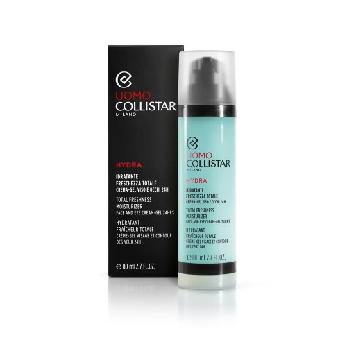 Collistar Uomo Hydra Total Freshness Moisturizer Face and Eye Cream-Gel 24h 80ml — Cuidado de ojos y labios Collistar Uomo Hydra Total Freshness Moisturizer Face and Eye Cream-Gel 24h 80ml — Cuidado de ojos y labios