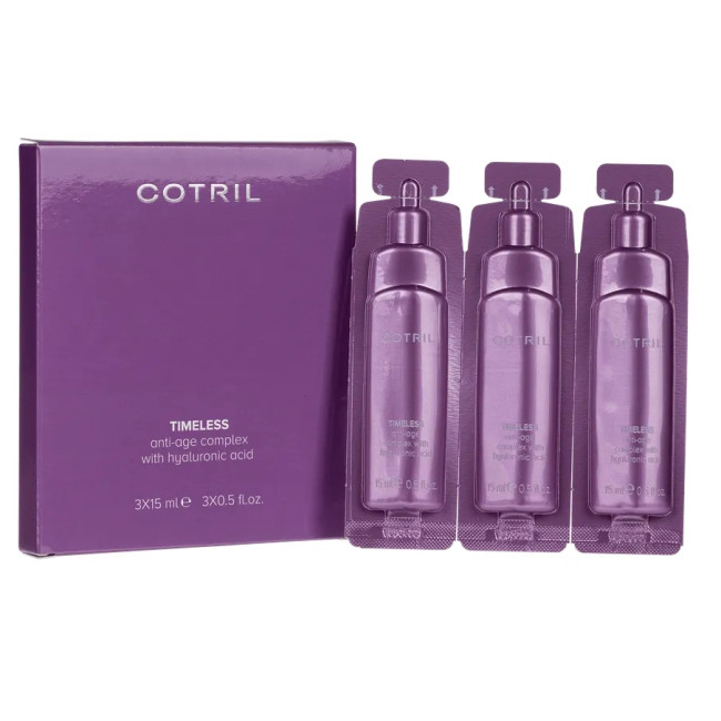 Cotril Timeless Anti Aging Complex with Hyaluronic Acid 3x15ml — Tratamientos Cotril Timeless Anti Aging Complex with Hyaluronic Acid 3x15ml — Tratamientos