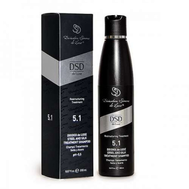 DSD de Luxe Restructuring Dixidox de Luxe Steel and Silk Shampoo No. 5.1 — Champú DSD de Luxe Restructuring Dixidox de Luxe Steel and Silk Shampoo No. 5.1 — Champú