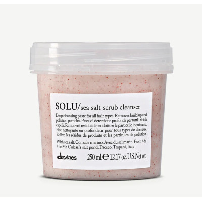 Davines SOLU Sea Salt Scrub Cleanser 250ml — Champú Davines SOLU Sea Salt Scrub Cleanser 250ml — Champú