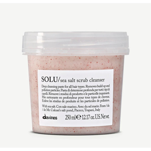 Davines SOLU Sea Salt Scrub Cleanser 250ml — Champú Davines SOLU Sea Salt Scrub Cleanser 250ml — Champú