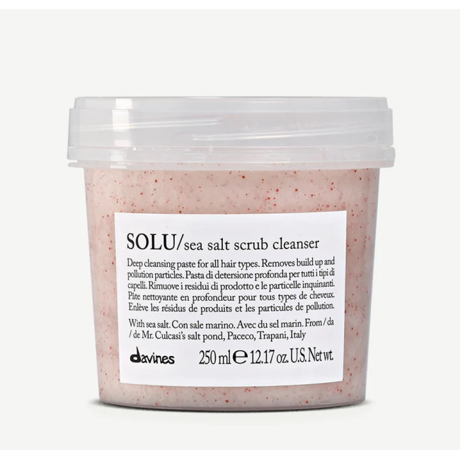 Davines SOLU Sea Salt Scrub Cleanser 250ml — Champú Davines SOLU Sea Salt Scrub Cleanser 250ml — Champú