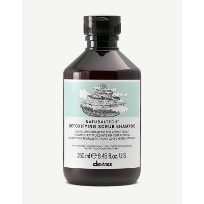 Davines NaturalTech Detoxifying Scrub Shampoo 250ml — Champú Davines NaturalTech Detoxifying Scrub Shampoo 250ml — Champú