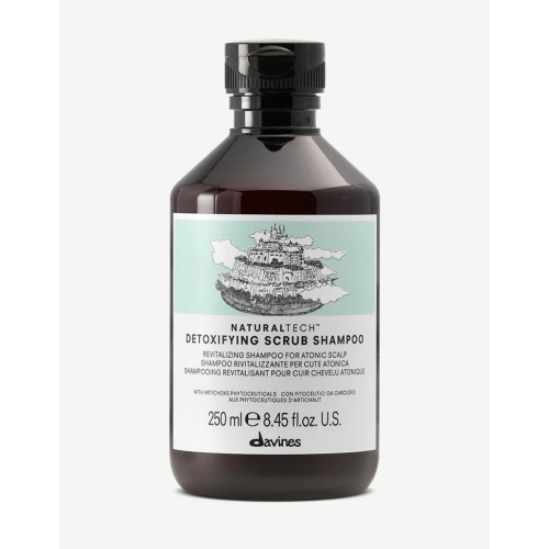 Davines NaturalTech Detoxifying Scrub Shampoo 250ml — Champú Davines NaturalTech Detoxifying Scrub Shampoo 250ml — Champú