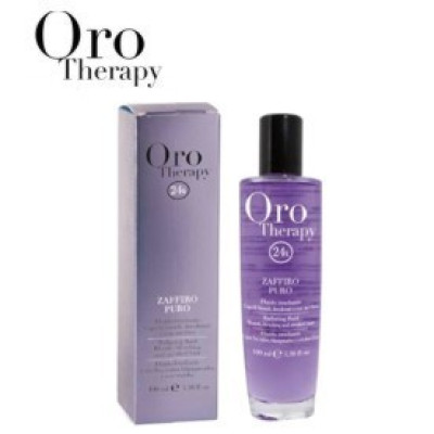 Fanola Oro Therapy 24k Argan Oil Sapphire for Blonde Hair 100ml — Tratamientos