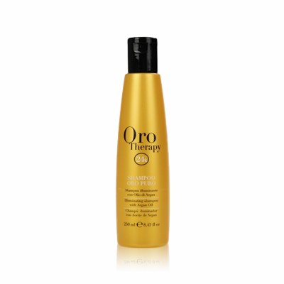 Fanola Oro Therapy 24k Illuminating Shampoo with Argan Oil 250ml — Champú Fanola Oro Therapy 24k Illuminating Shampoo with Argan Oil 250ml — Champú