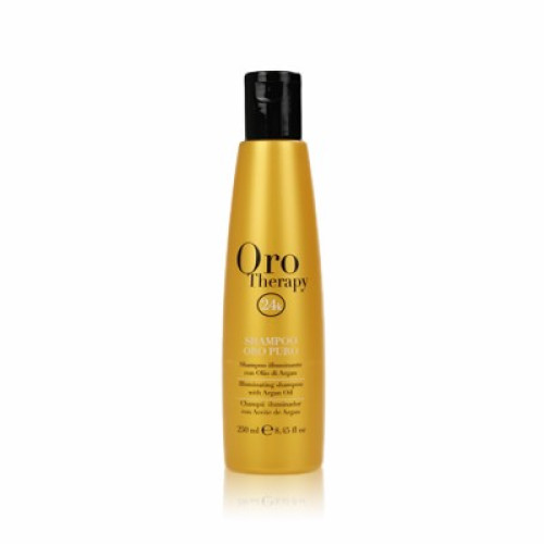Fanola Oro Therapy 24k Illuminating Shampoo with Argan Oil 250ml — Champú Fanola Oro Therapy 24k Illuminating Shampoo with Argan Oil 250ml — Champú