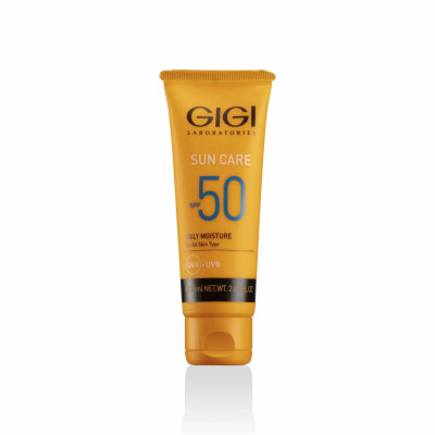 GiGi Sun Care Daily Moisture SPF 50 UVA/UVB For all skin types 75ml — Piel deshidratada GiGi Sun Care Daily Moisture SPF 50 UVA/UVB For all skin types 75ml — Piel deshidratada