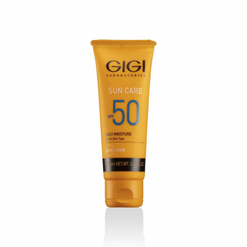 GiGi Sun Care Daily Moisture SPF 50 UVA/UVB For all skin types 75ml — Piel deshidratada GiGi Sun Care Daily Moisture SPF 50 UVA/UVB For all skin types 75ml — Piel deshidratada