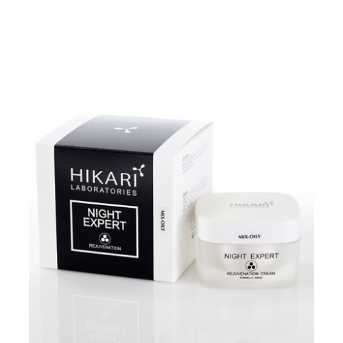 Hikari Night Expert Cream( mixed - Oily skin)  50ml — Cremas de noche